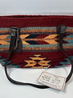 Manos Zapotecas 100% Wool Handmade Artisan Woven Dyed Shoulder Bag Fair Trade
